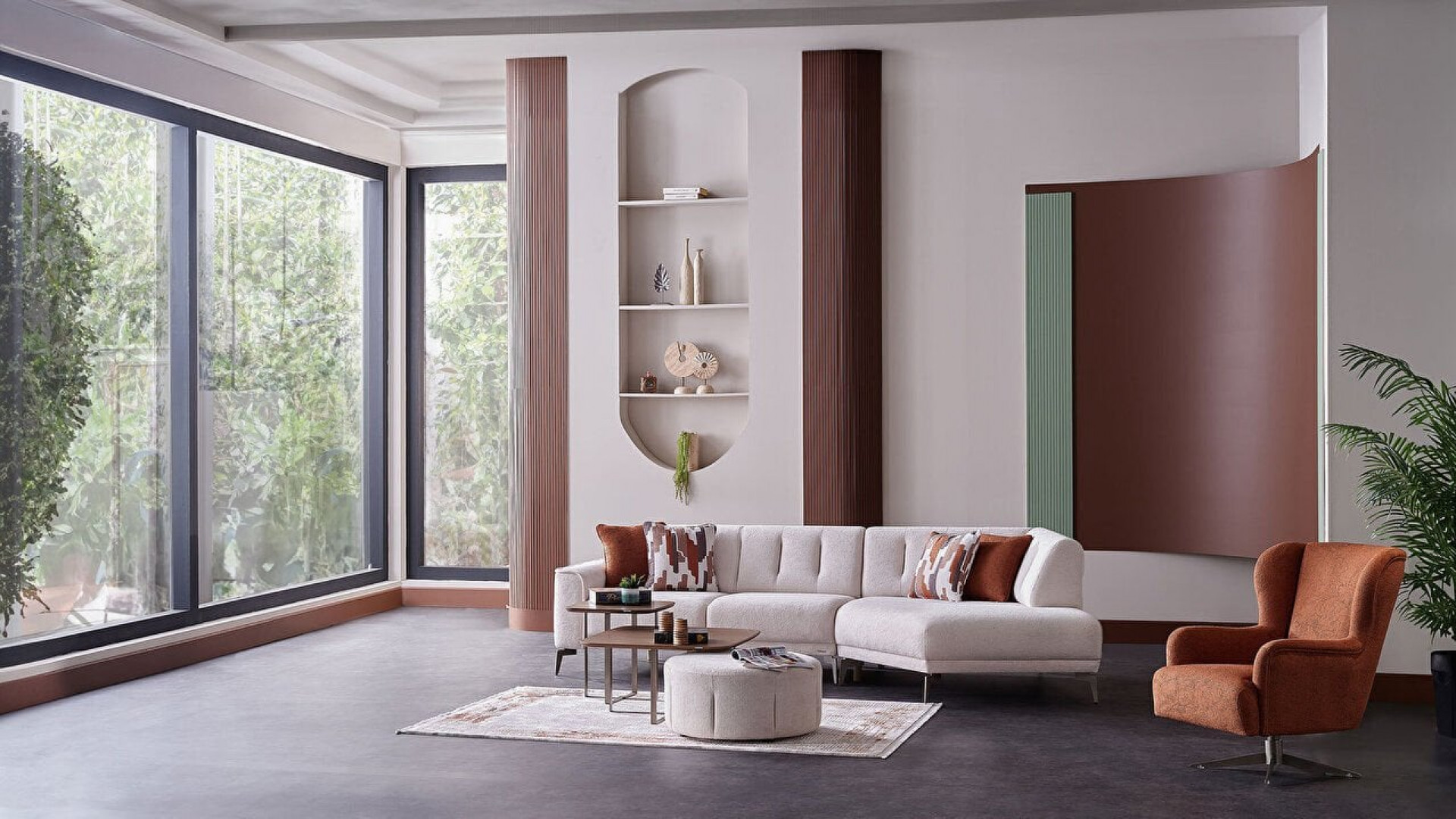 Atlanta Wohnlandschaft - Creme