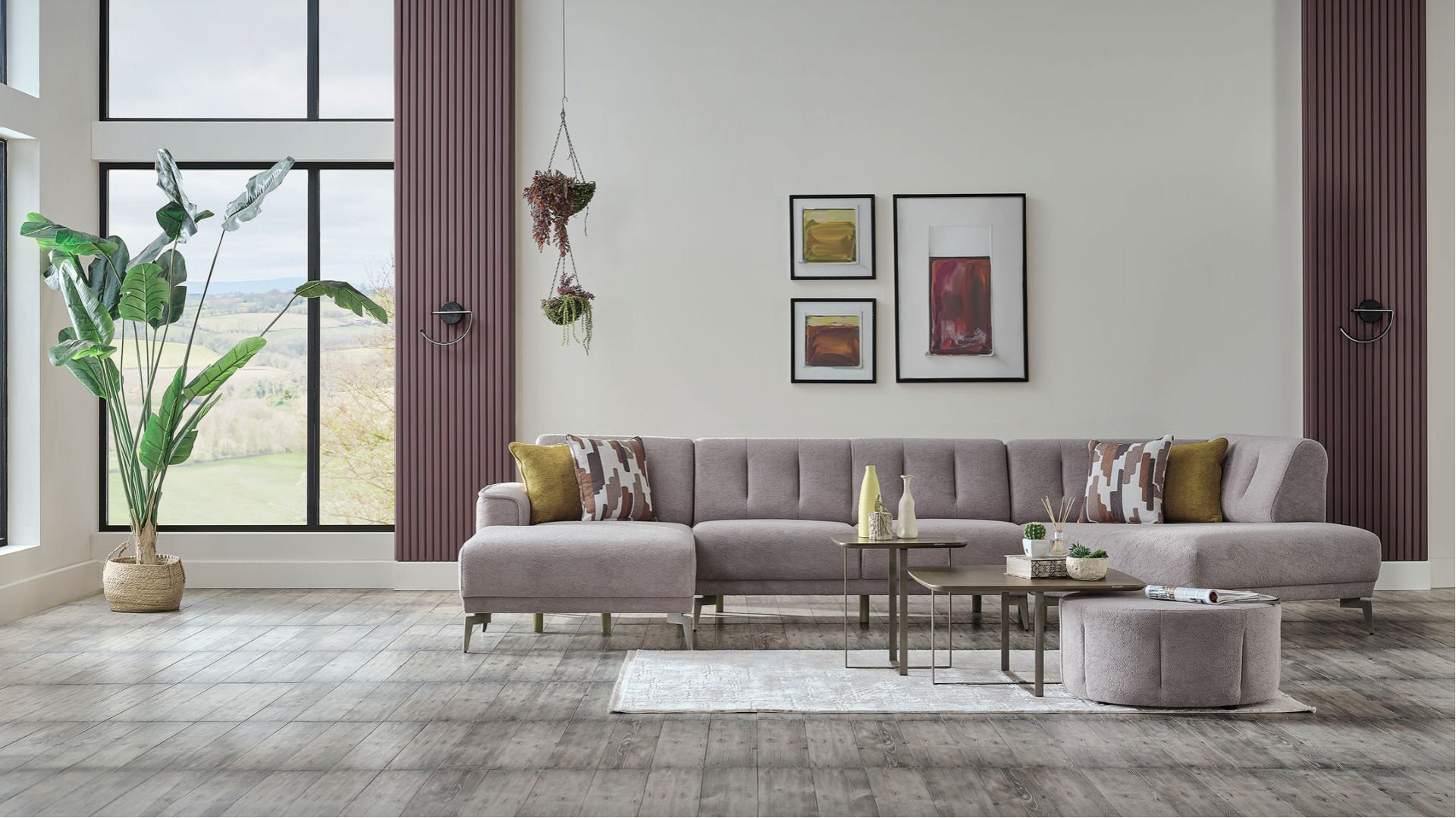 Atlanta Wohnlandschaft - Graubraun