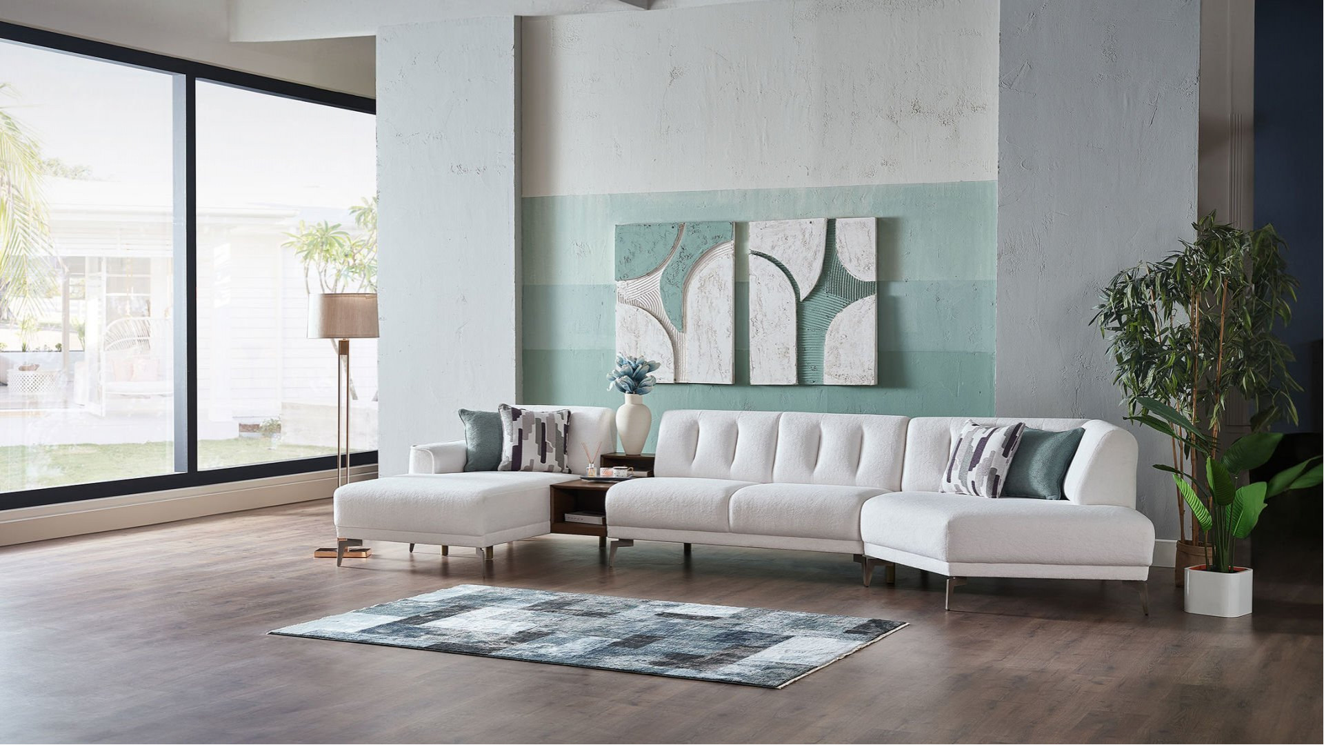 Atlanta Wohnlandschaft - Weiß