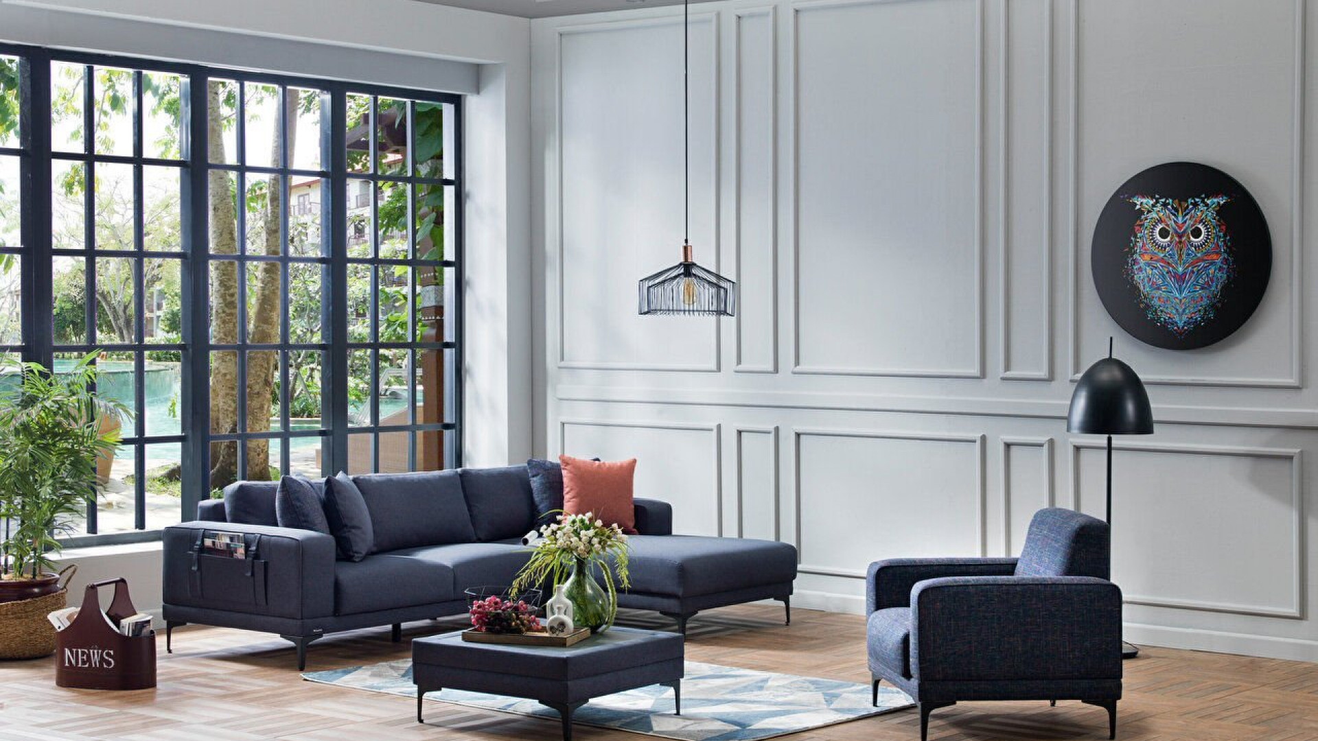 Marses Wohnlandschaft - Blau