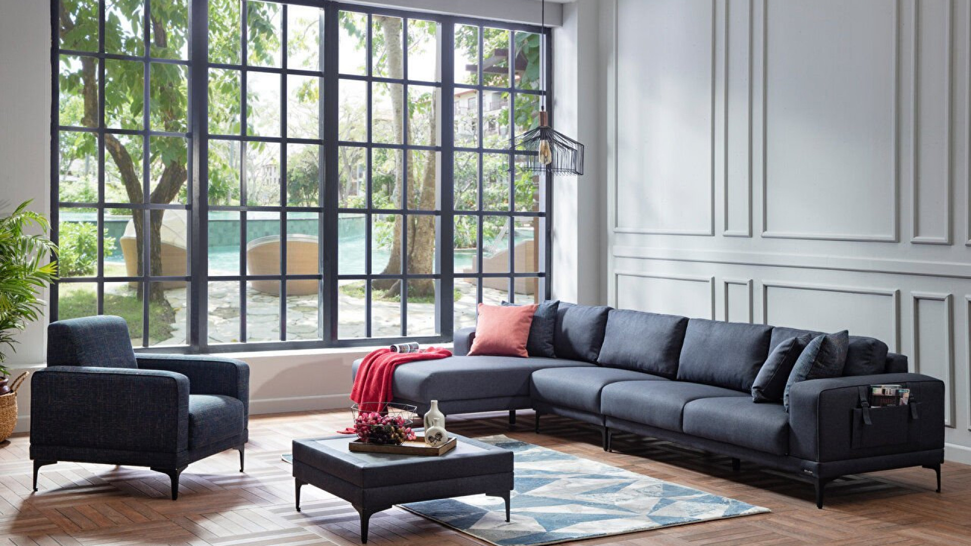 Marses Wohnlandschaft - Blau