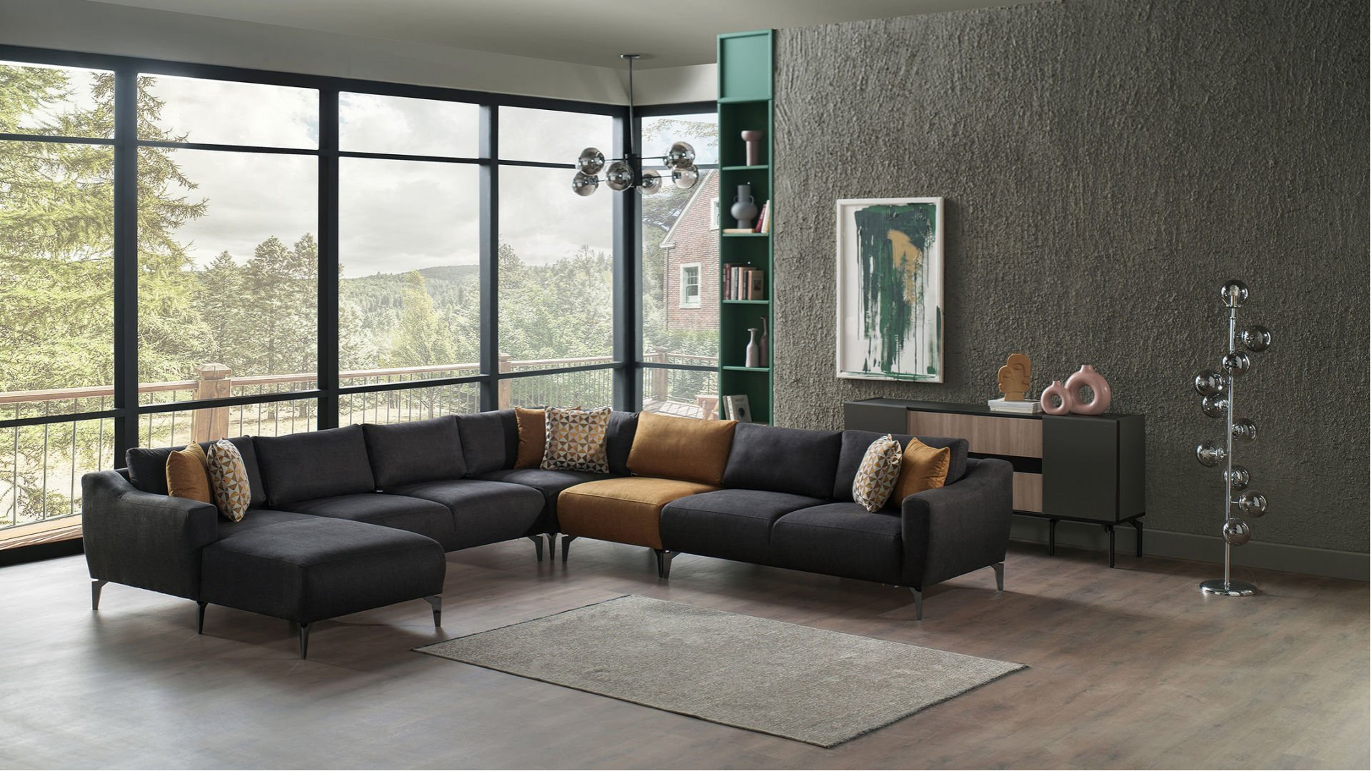 Sanvela Wohnlandschaft - Anthrazit