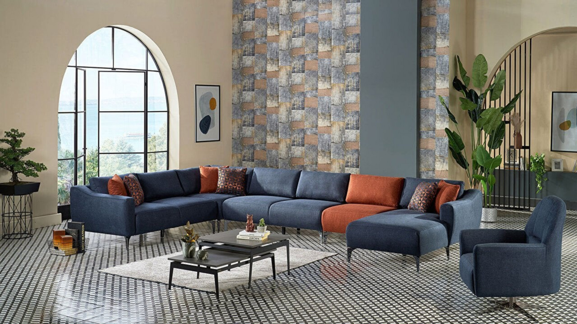 Sanvela Wohnlandschaft - Blau