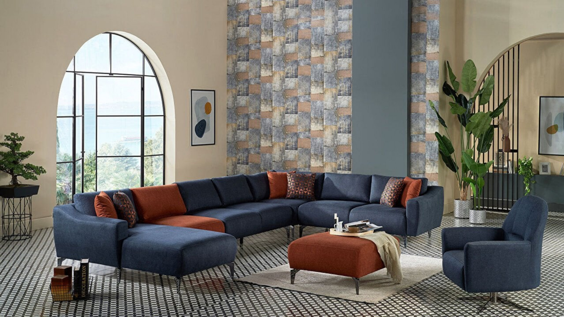 Sanvela Wohnlandschaft - Blau