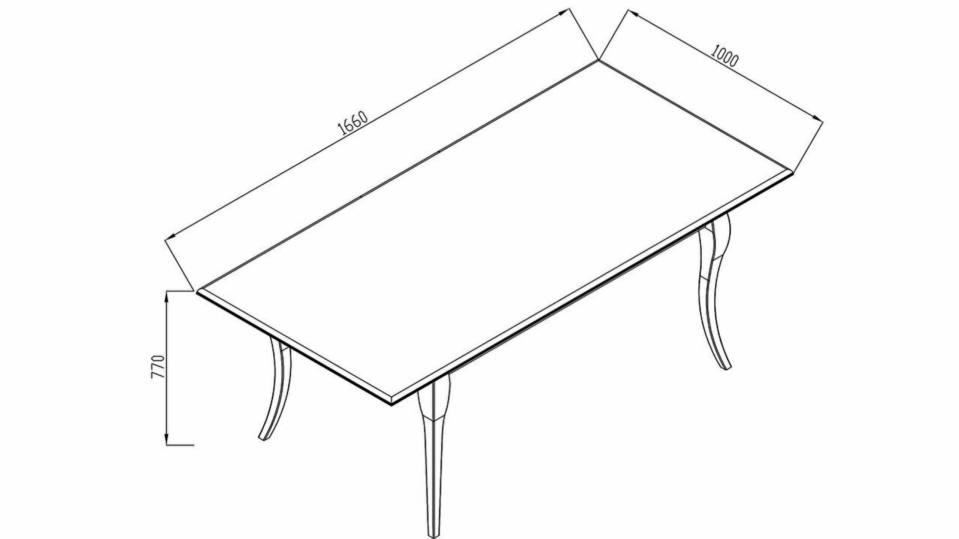 Andere Esstisch, ausziehbar