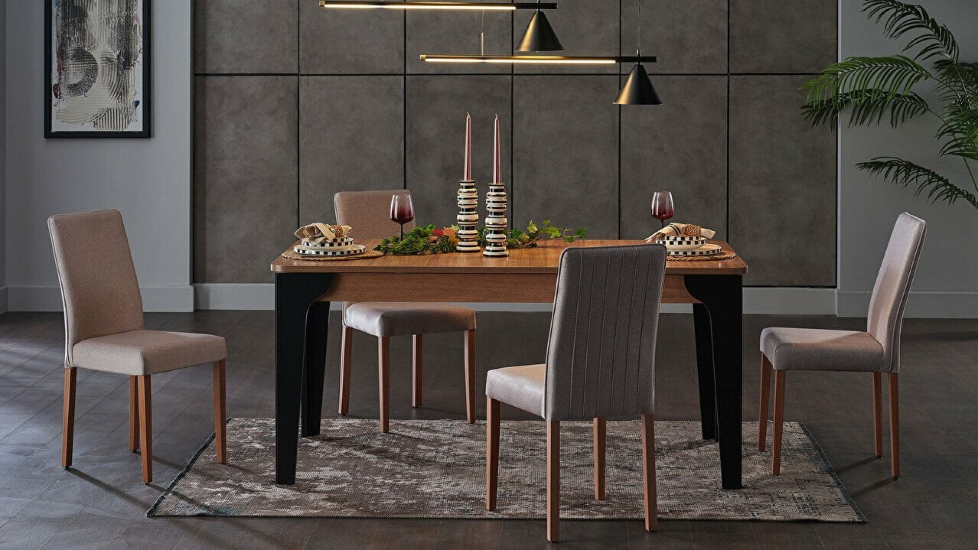 Monaco Esstisch, ausziehbar