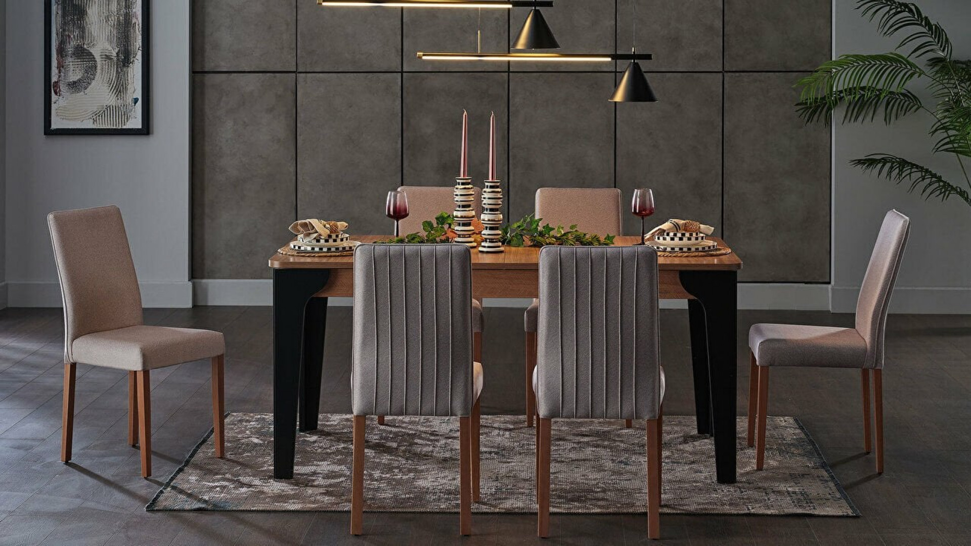 Monaco Esstisch, ausziehbar