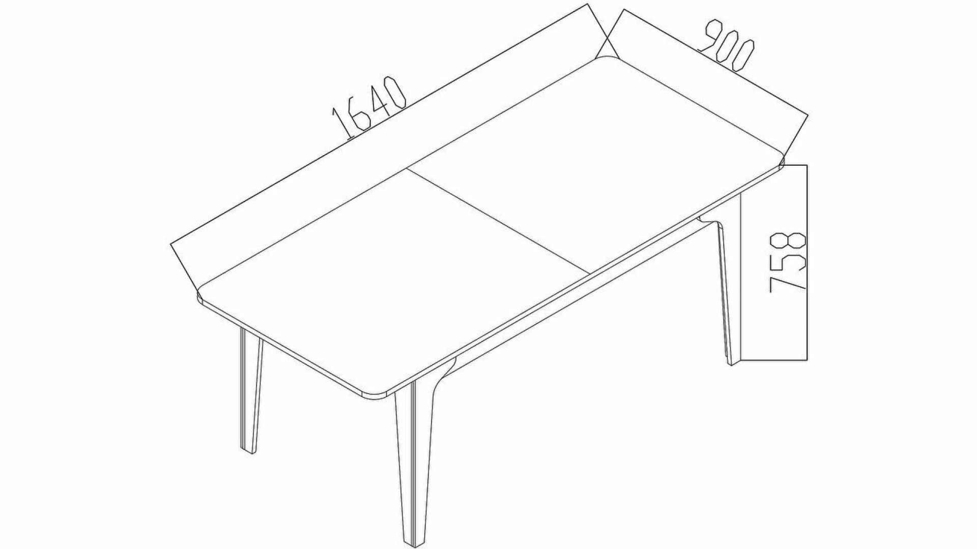 Monaco Esstisch, ausziehbar