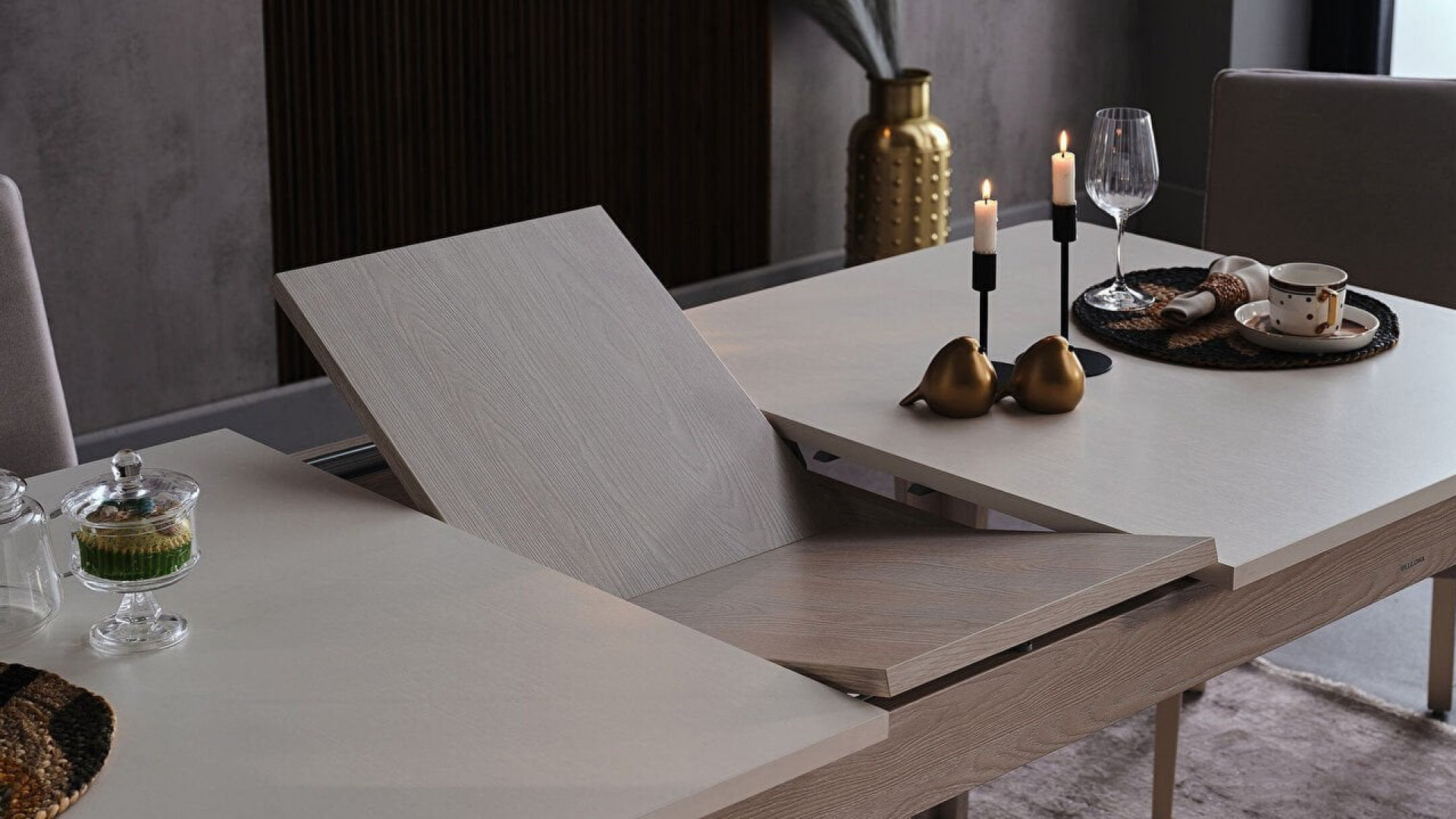 Palermo Mini Esstisch, ausziehbar