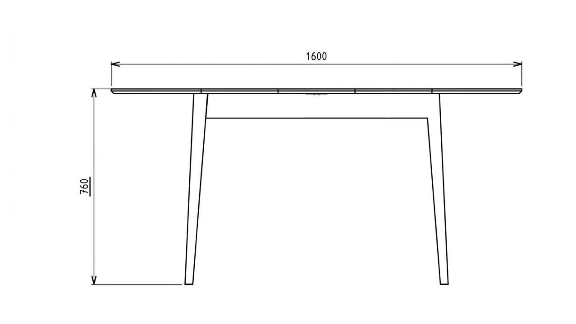 Pruva Esstisch, ausziehbar