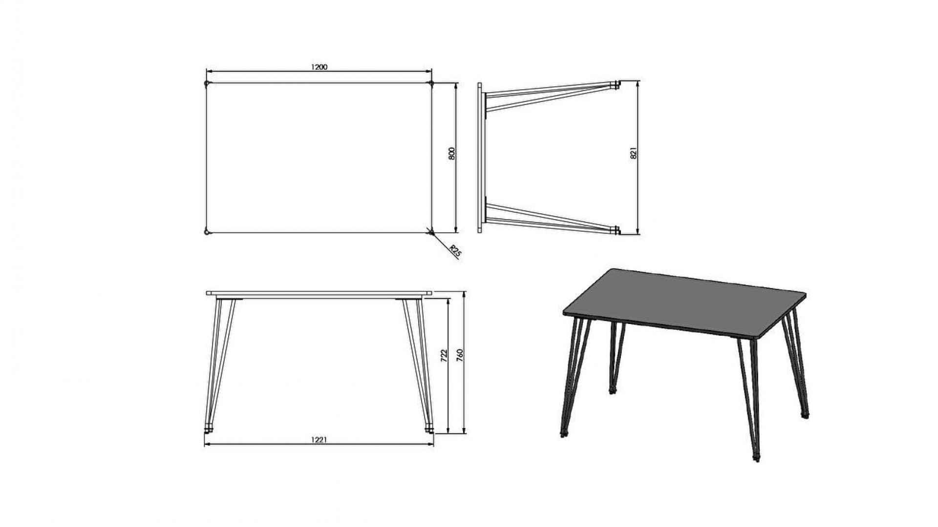 Tokyo Esstisch Weiss
