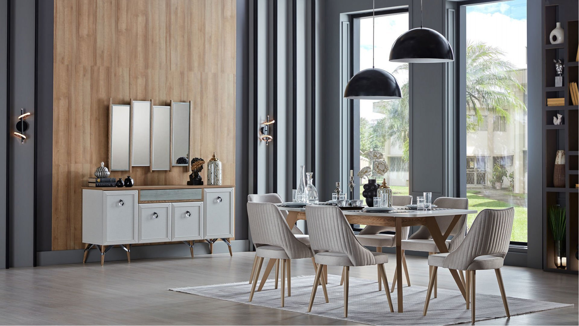 Valencia Esstisch v2, ausziehbar