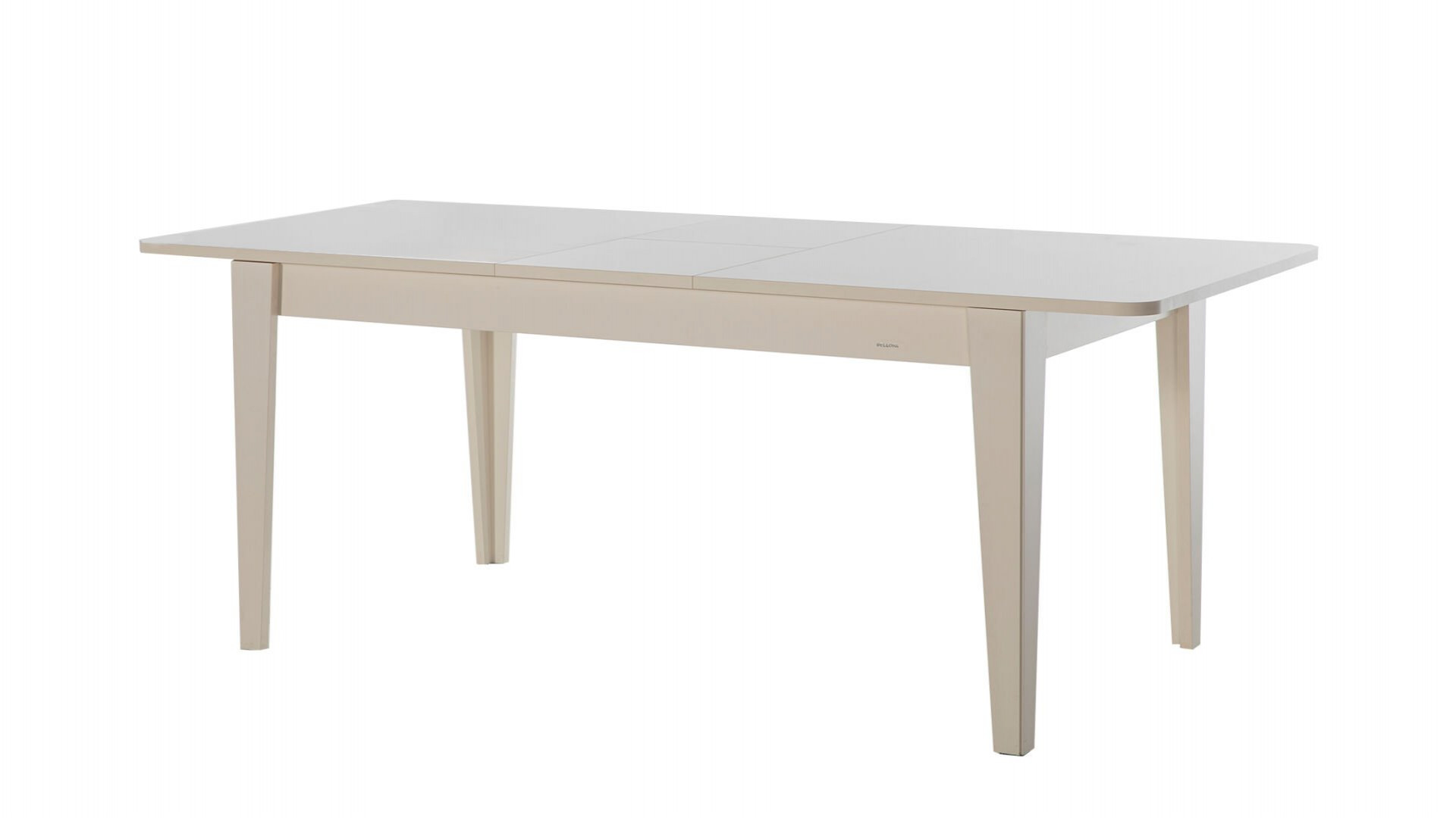 Vilza Esstisch Weiss, ausziehbar