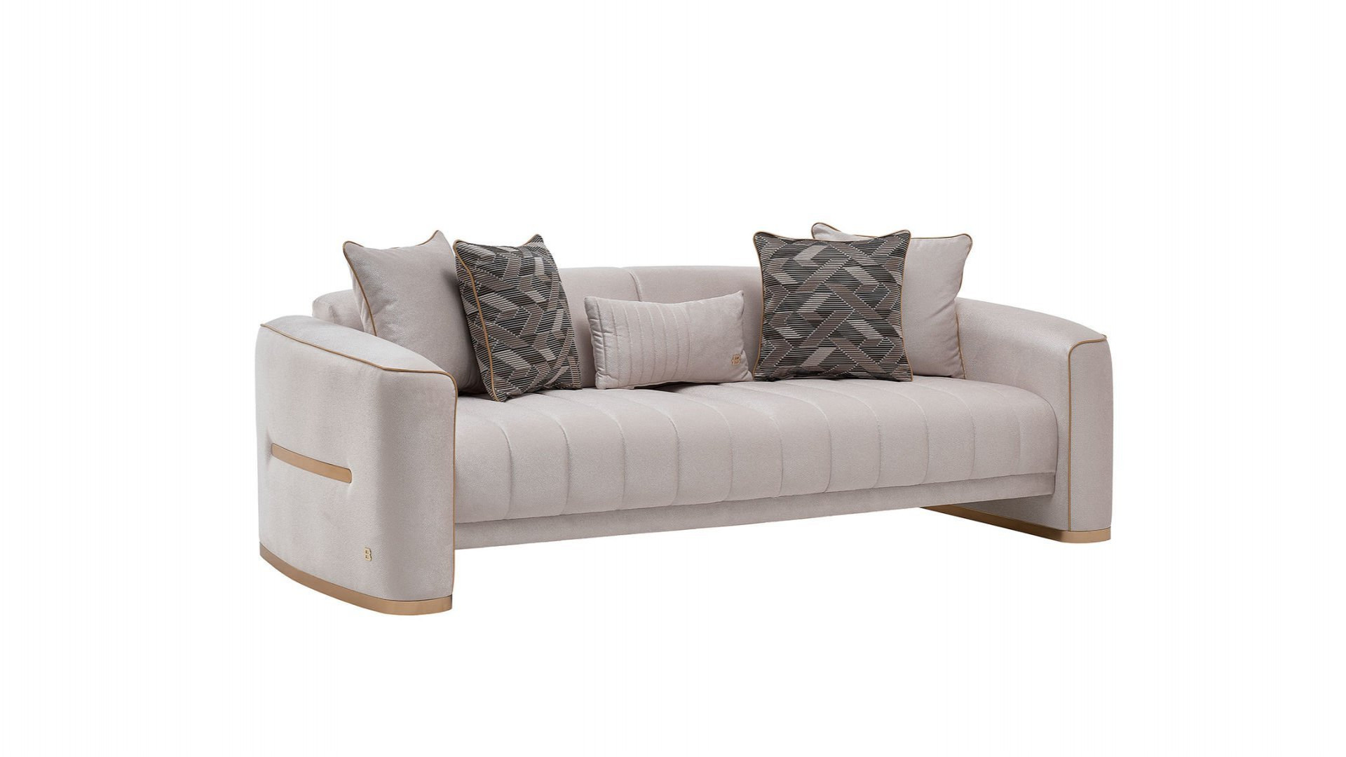 Veronica 3er-Sofa - Beige