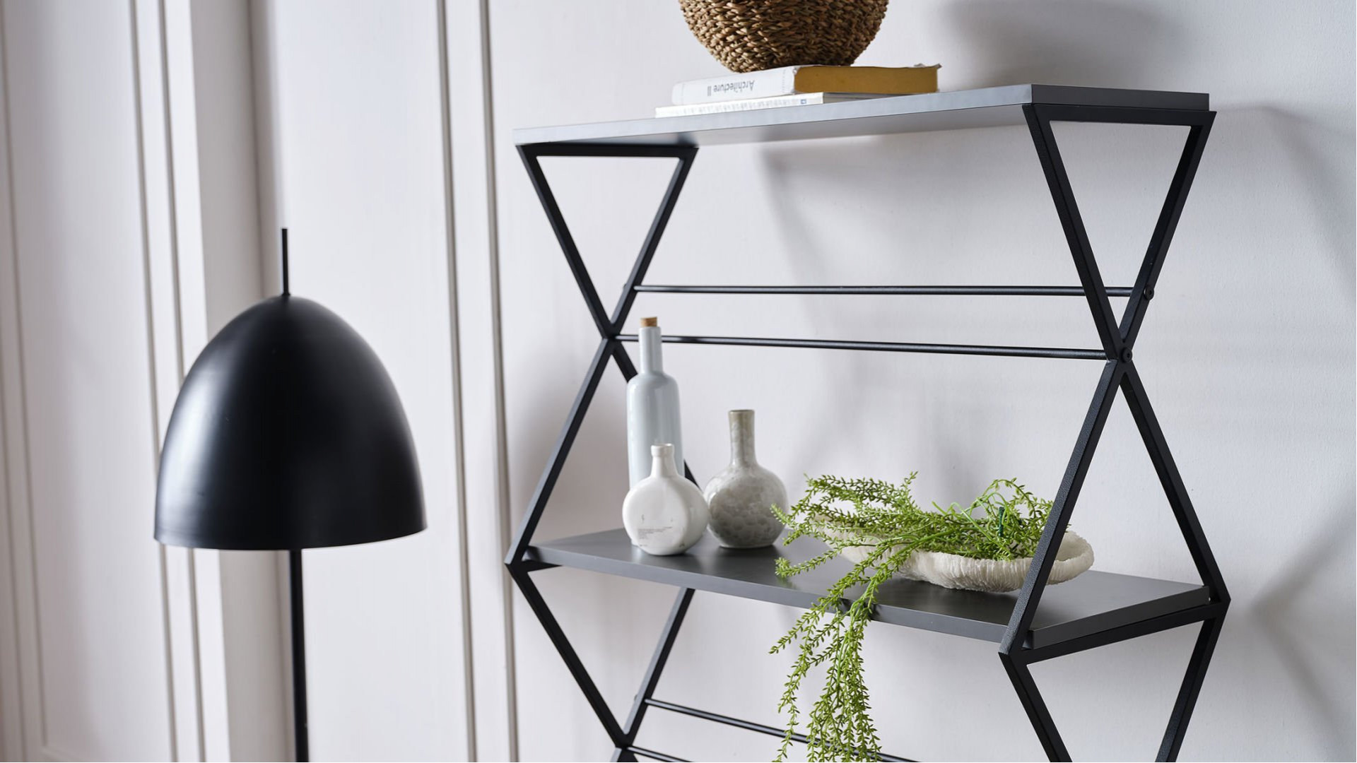 Rodri Bücherregal - Dunkelgrau