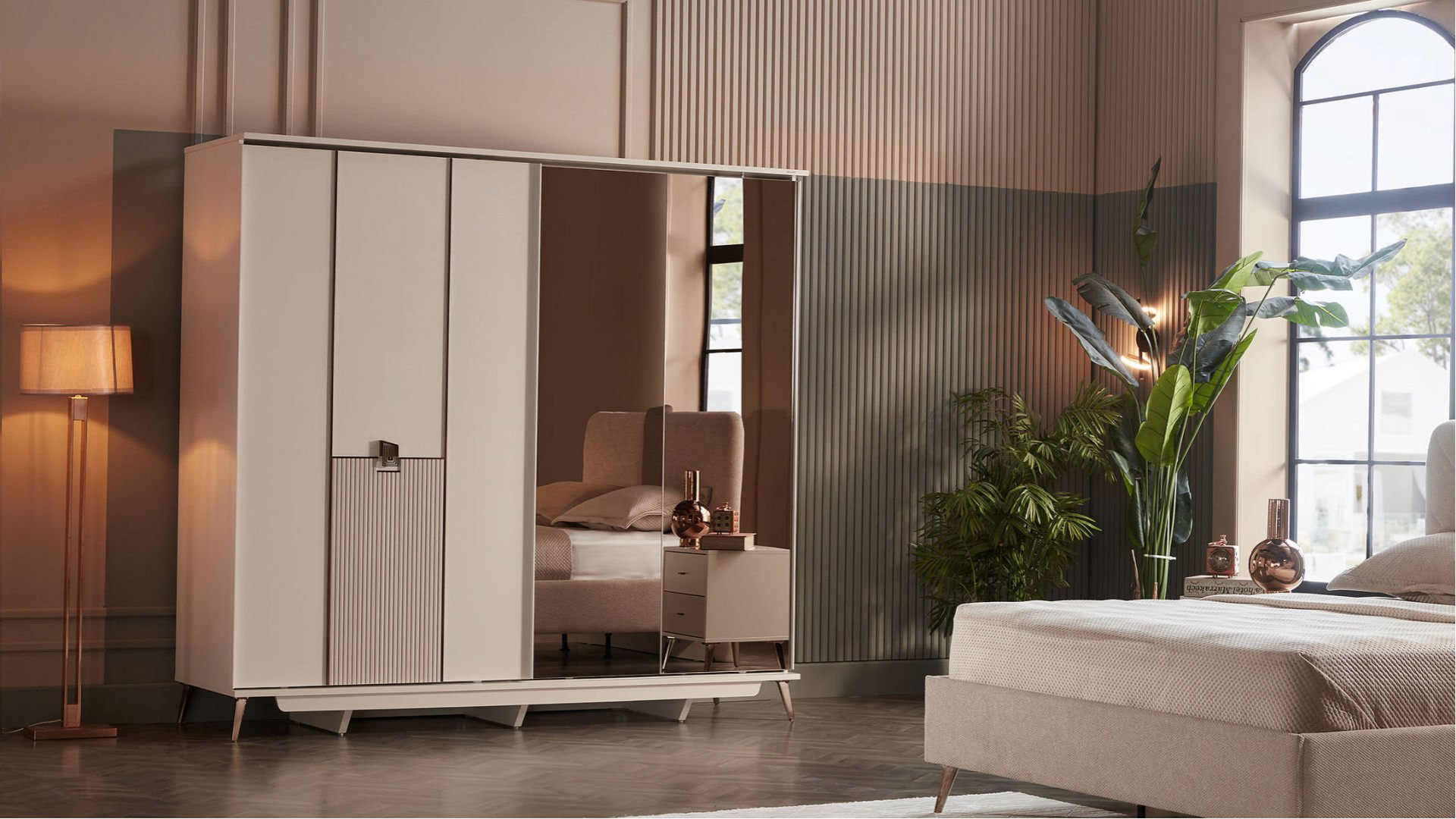 Napoli Schwebetürenschrank