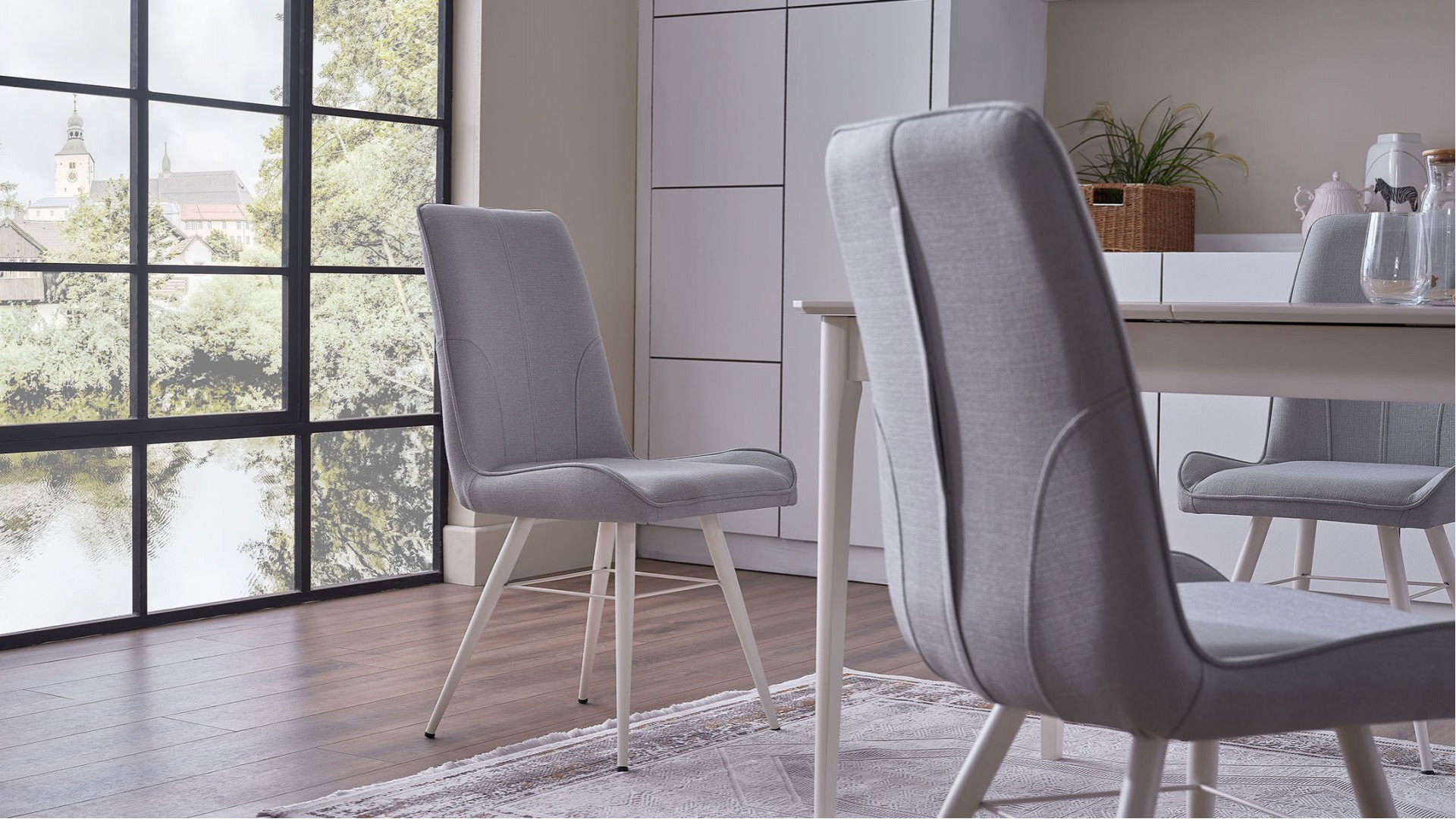 Kolin S Stuhl 2er-Set - Grau