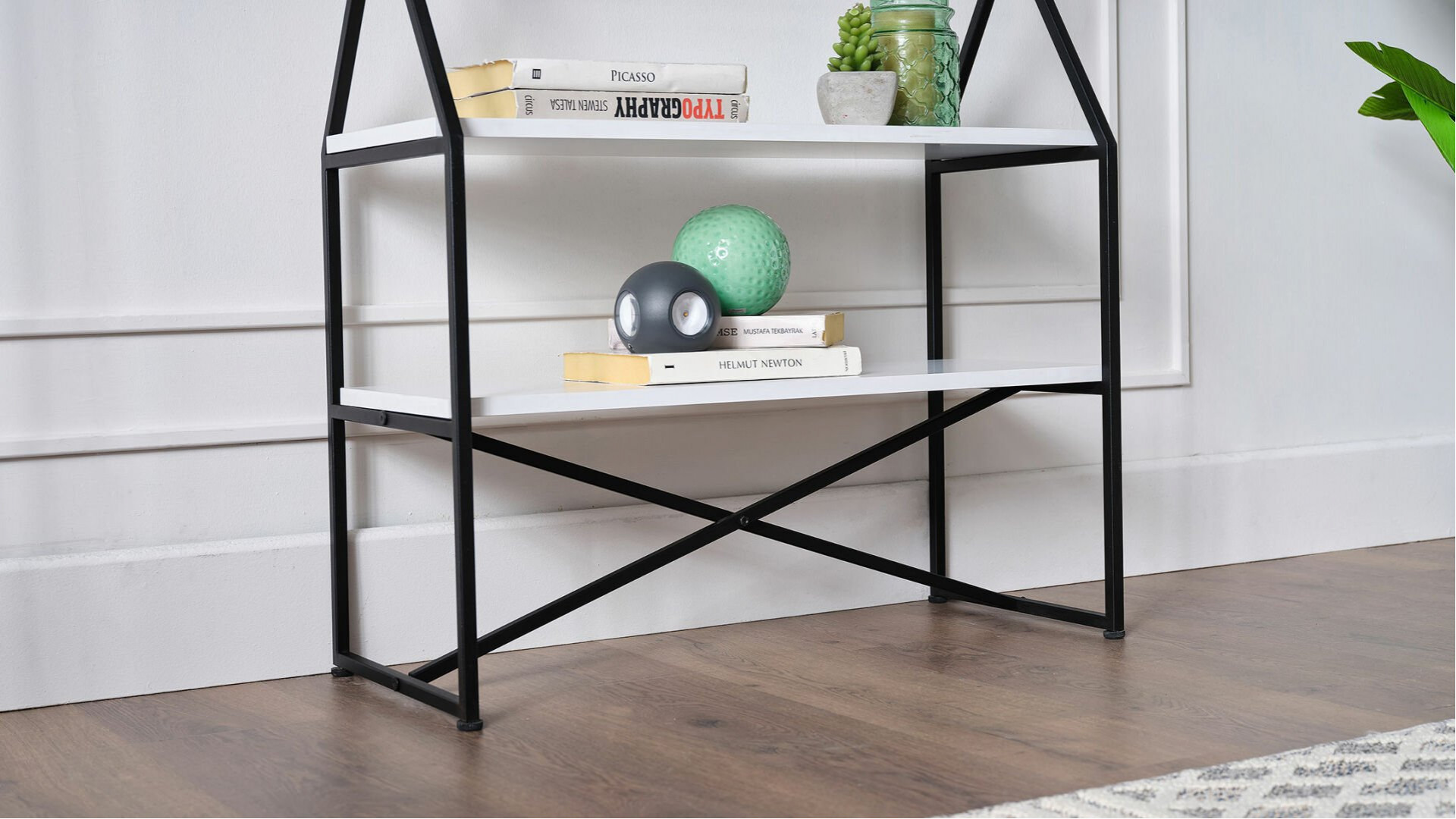 Rodri Bücherregal - Weiß