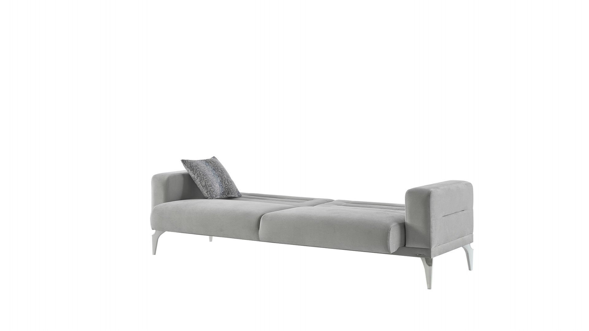 Majer 3er-Sofa - Grau