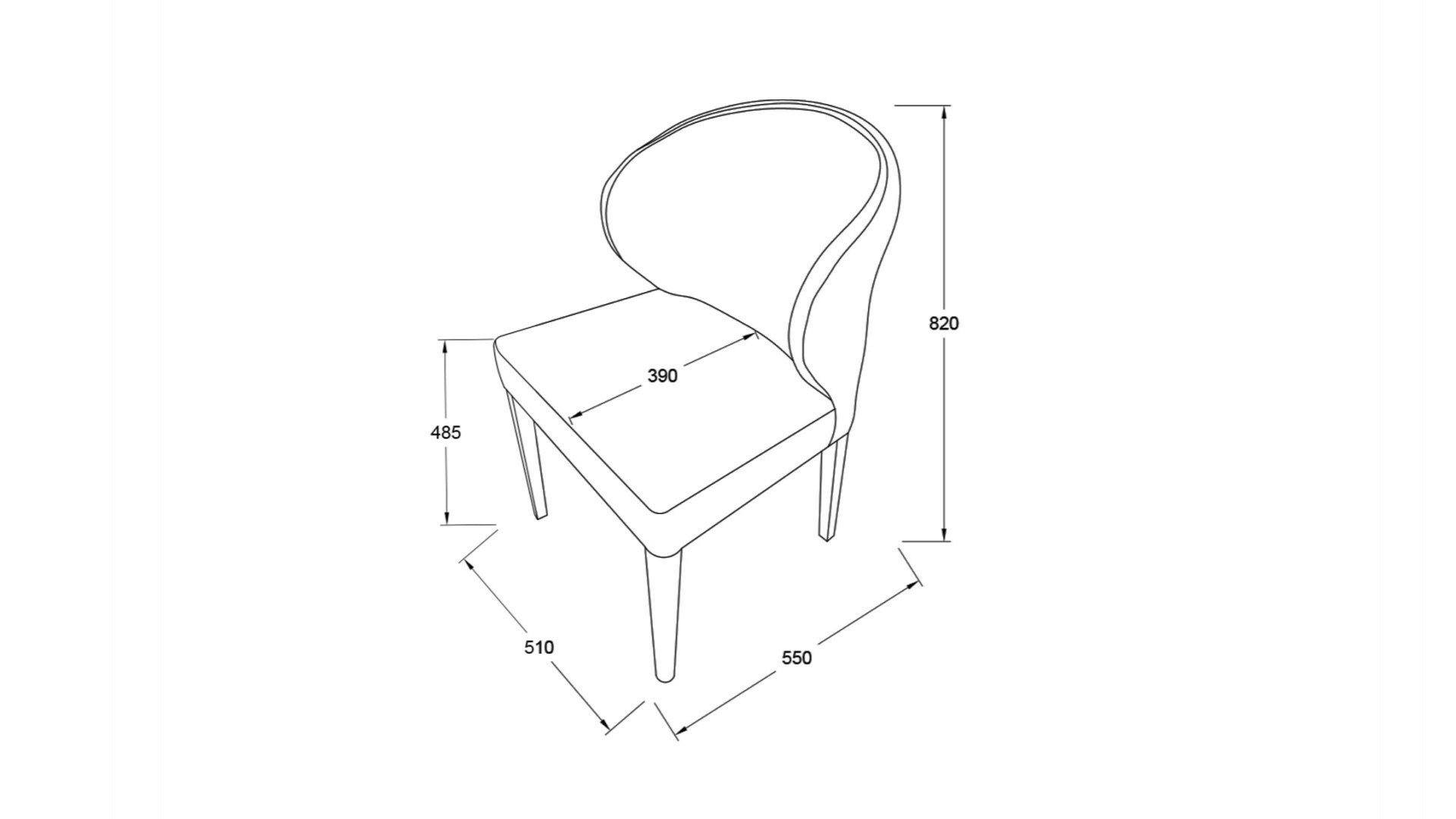 Napoli Stuhl 6347 2er-Set
