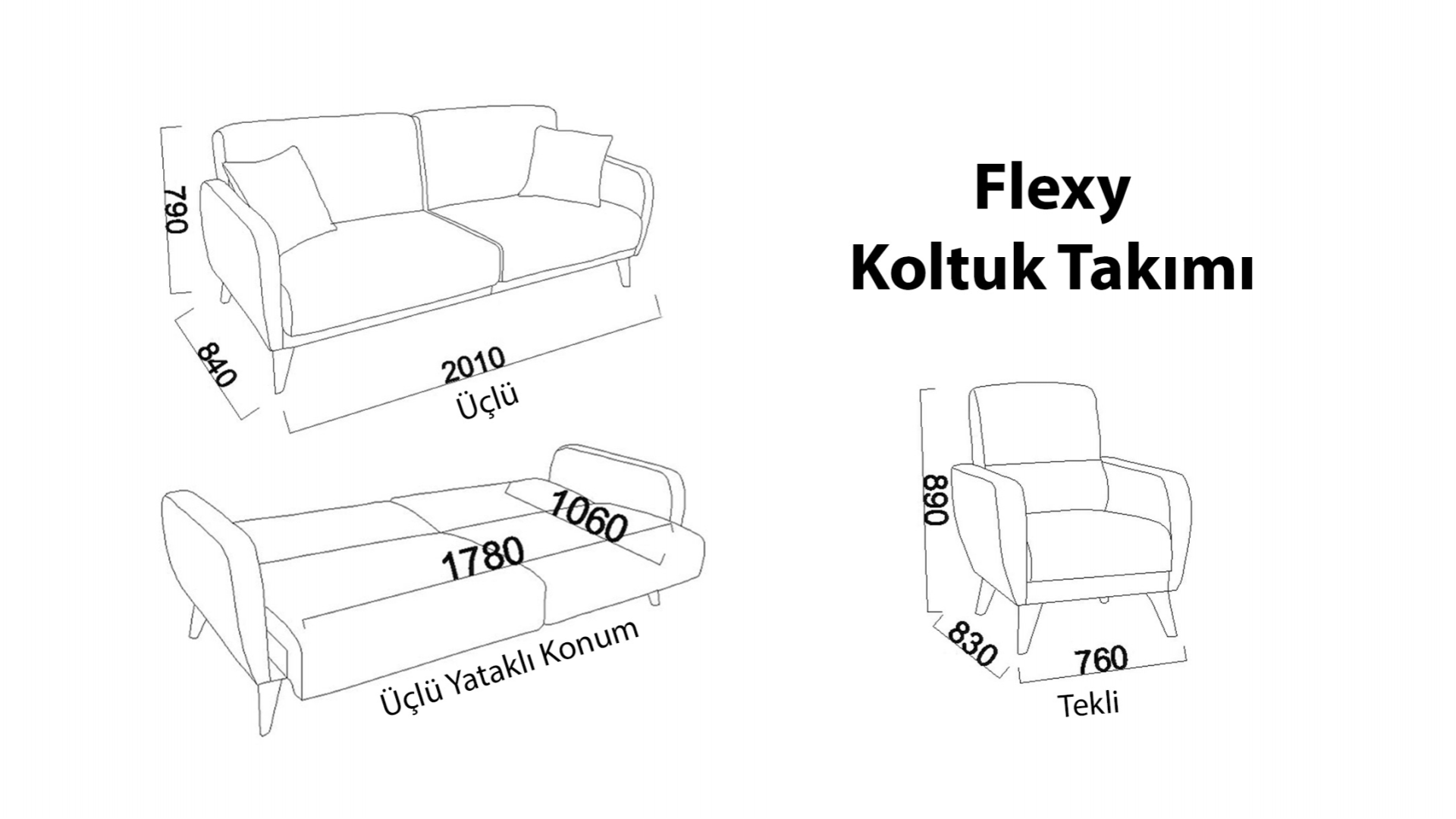 Flexy Einzel-Sofa