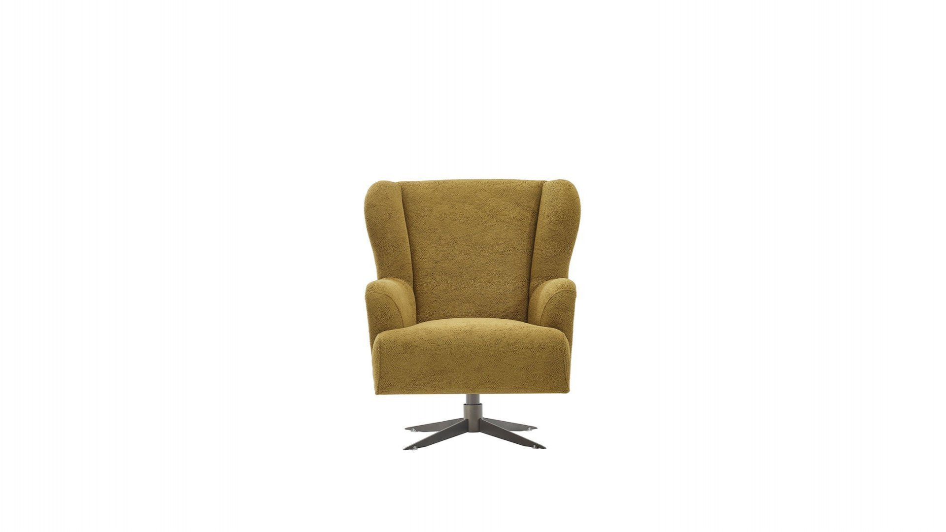 Atlanta Einzel-Drehstuhl - Senfgelb