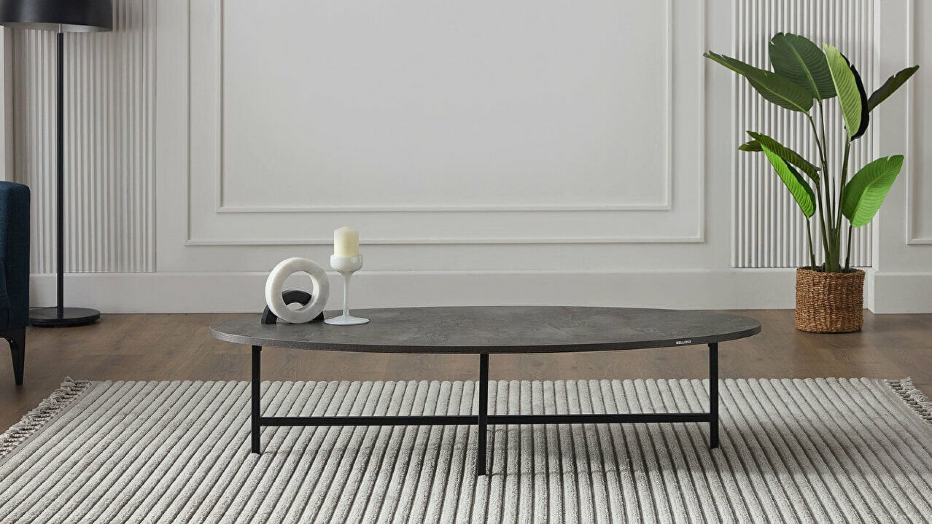 Egos Couchtisch - Marmor Grau