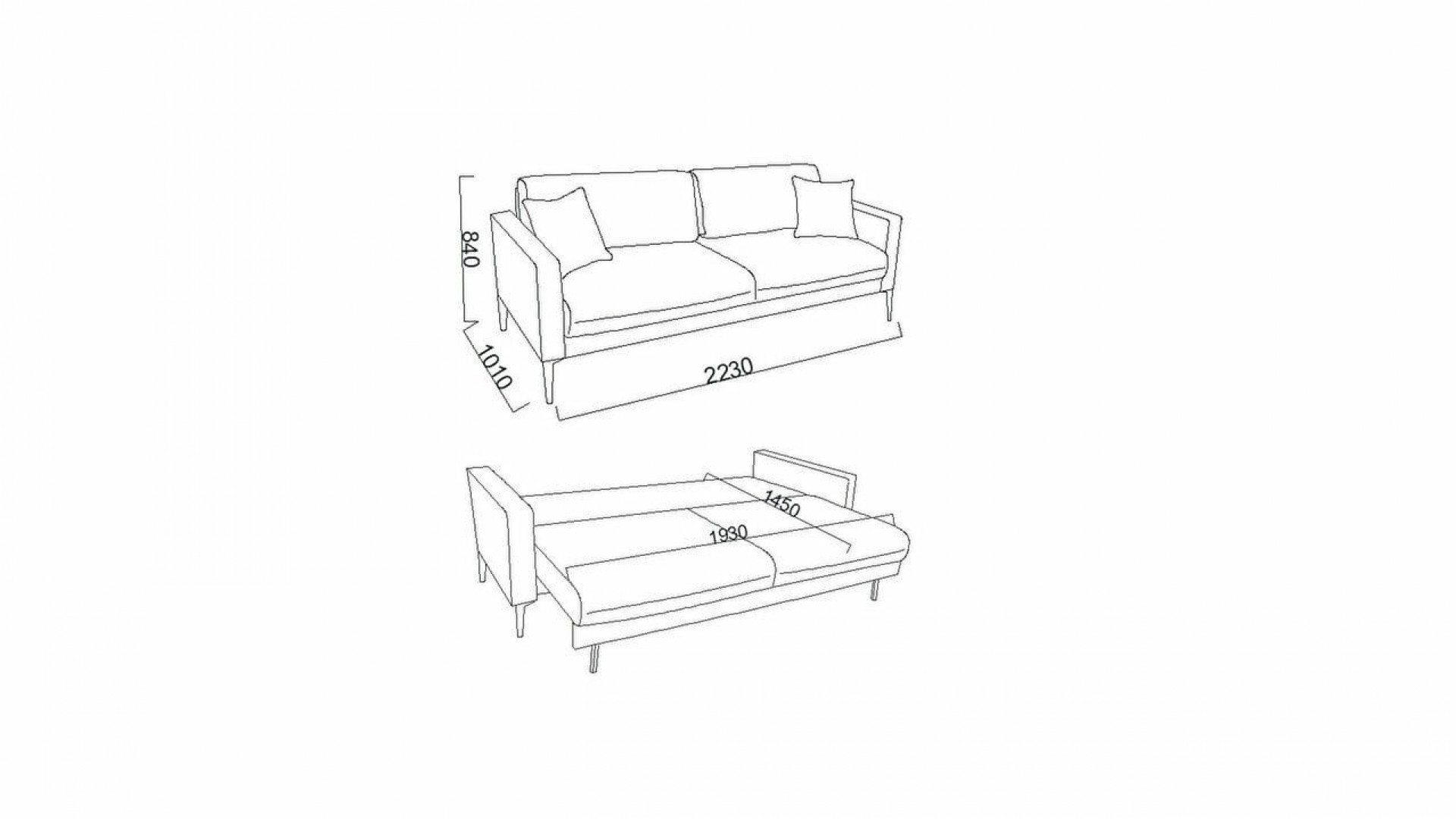 Laura Comfort S 3er-Sofa