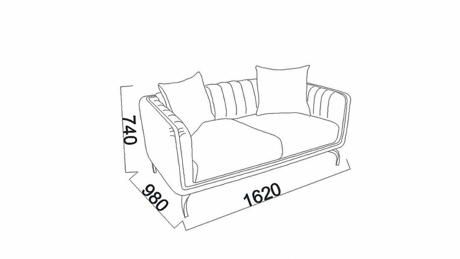 Larissa 2er-Sofa