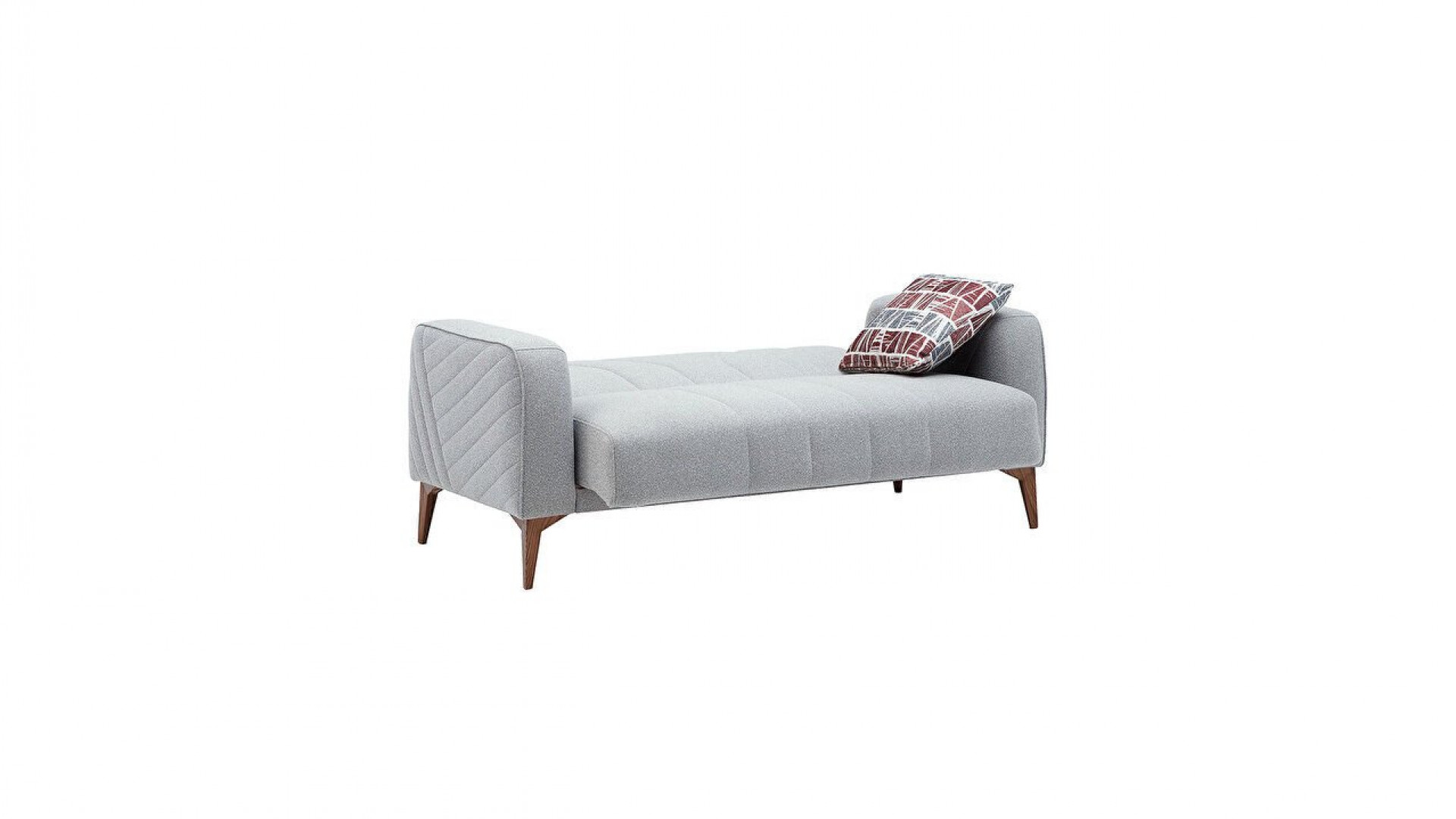 Mathias 2er-Sofa - Bordeaux-Kissen