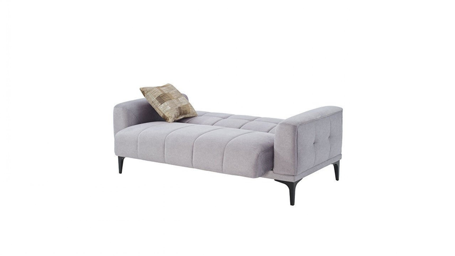 Palermo 2er-Sofa - Schwarze Füße