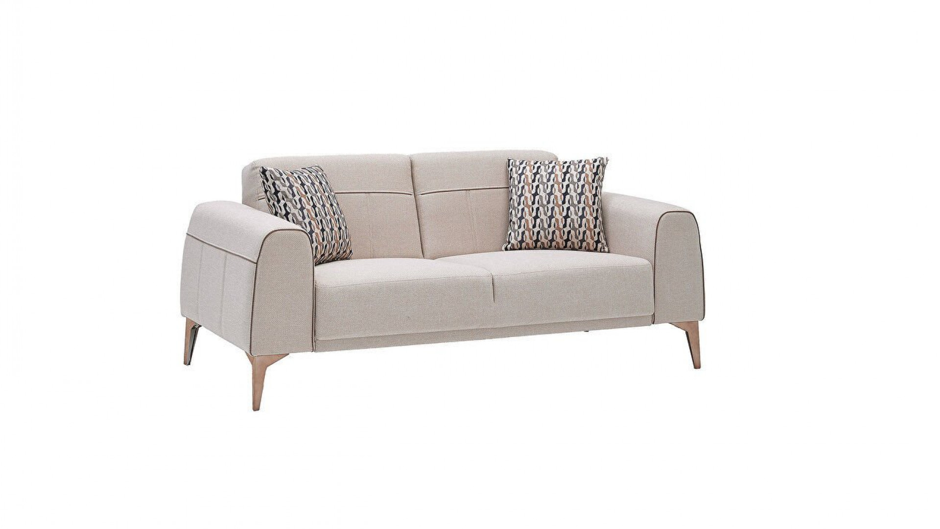 Pandora 2er-Sofa - Creme