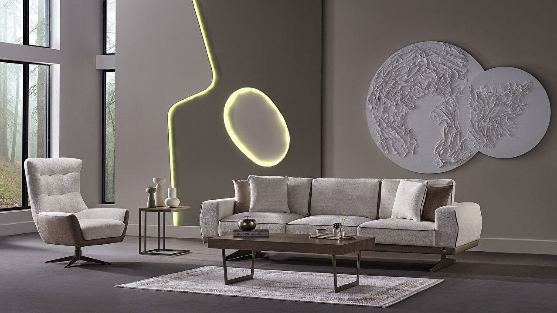 Ravelly Vier-Sitzer-Sofa