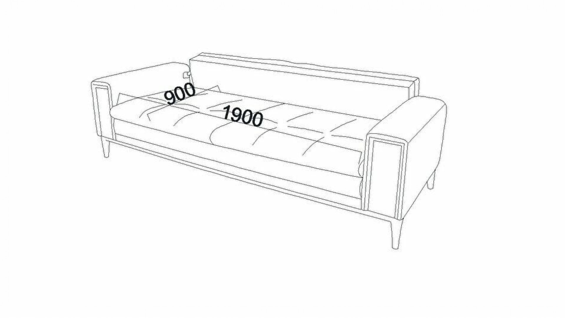 Silva 3er-Sofa