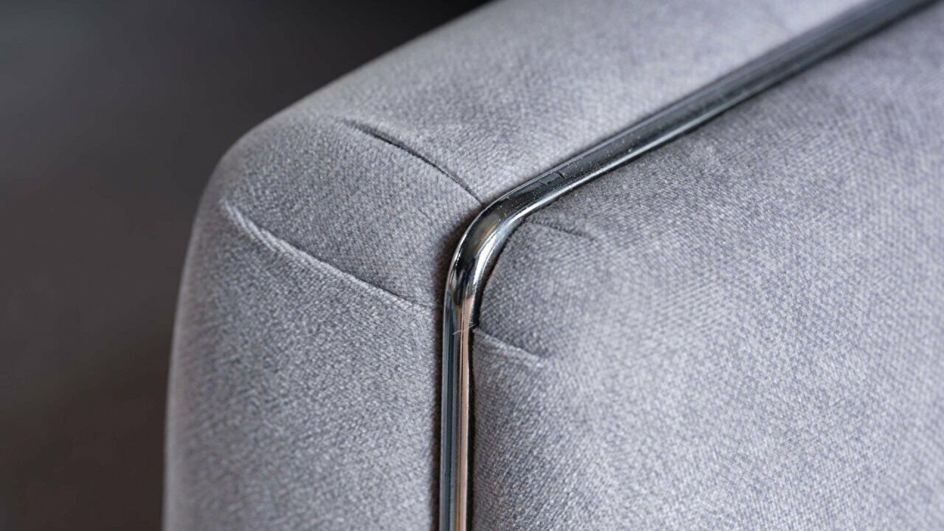 Valens 3er-Sofa - Dunkelblaue Kissen