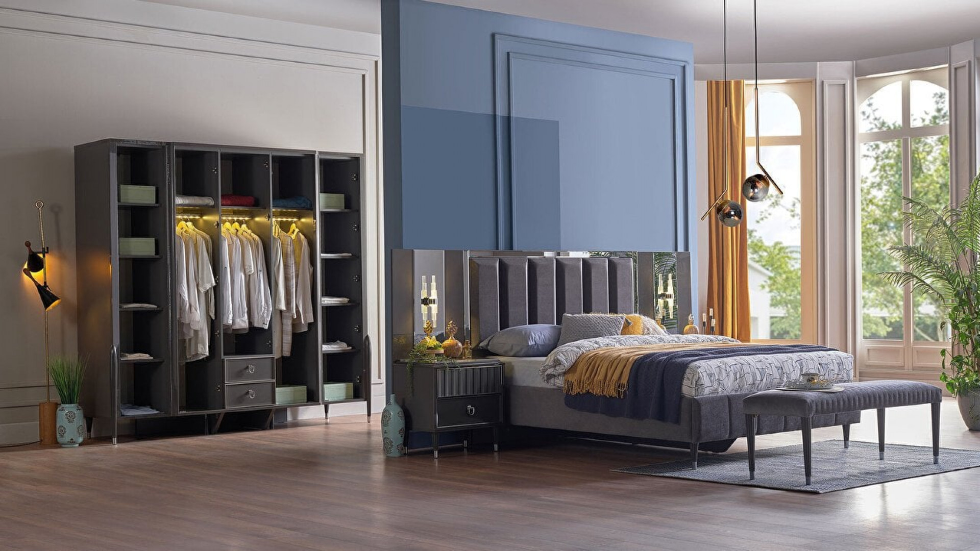 Gravita 5-türiger Schrank