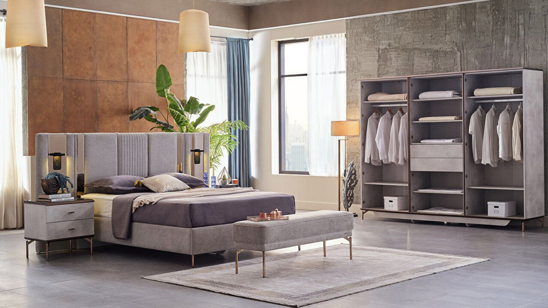 Havana 6-türiger Schrank