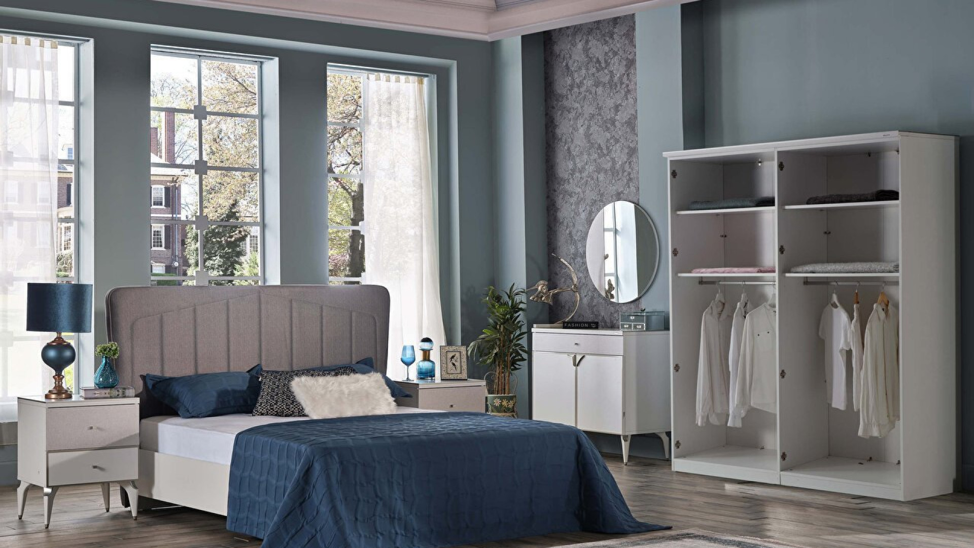 Leny 4-türiger Schrank