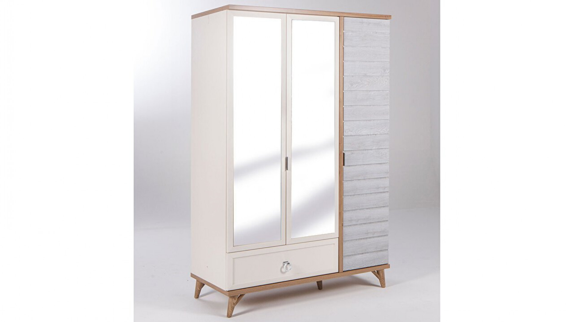 Mavenna 3-türiger Kleiderschrank