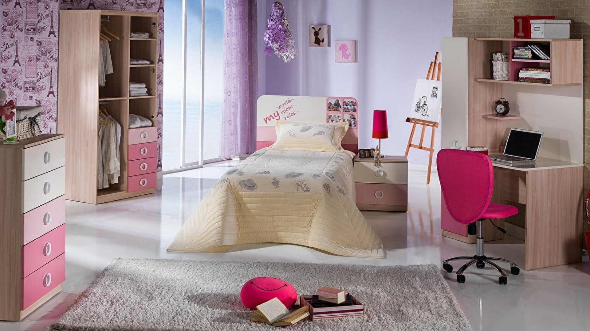 Portivo 2-türiger Kleiderschrank