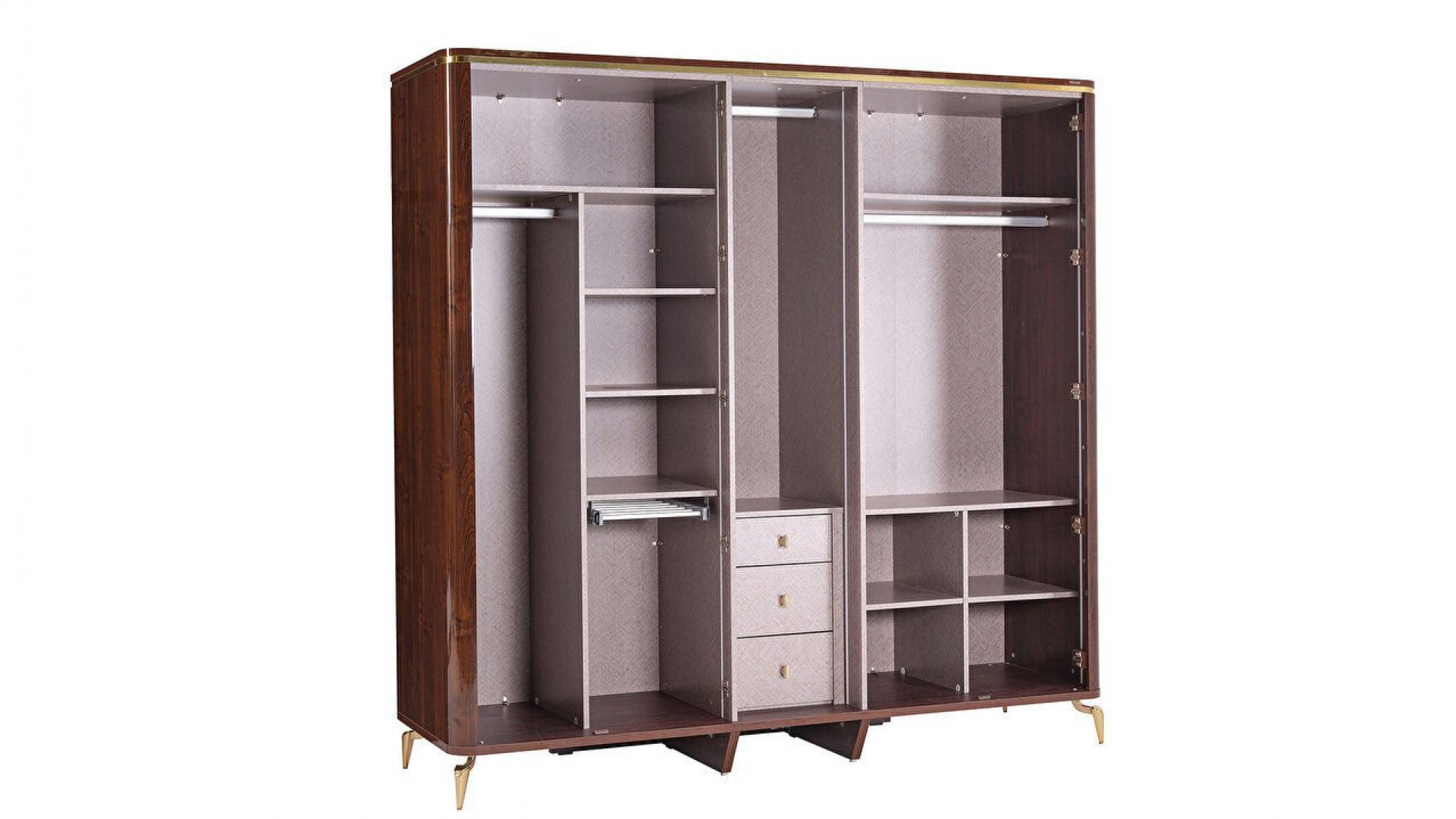 Plaza 5-türiger Schrank - Eiche