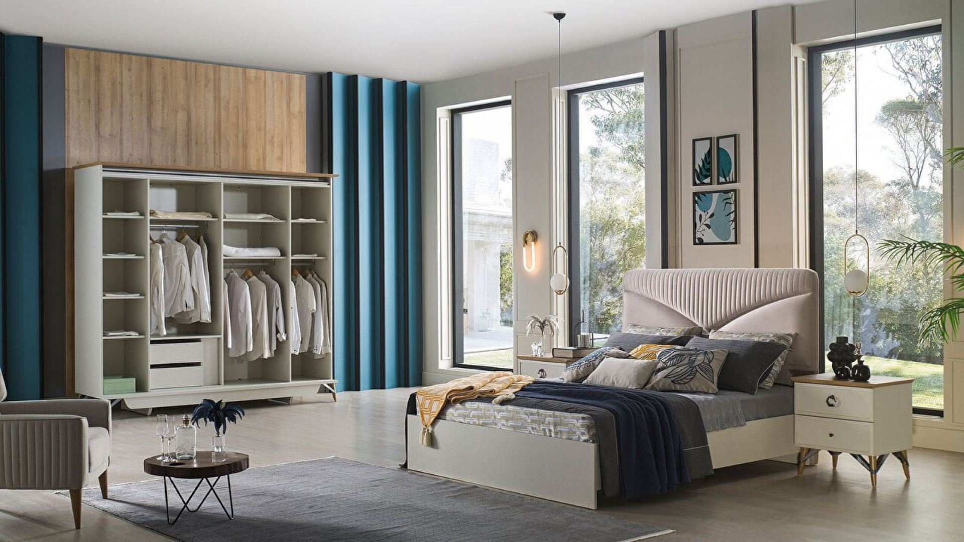 Valencia Schwebetürenschrank