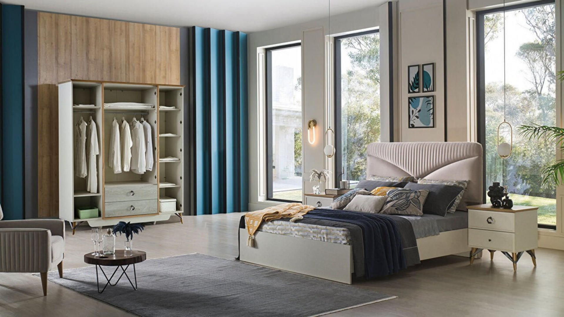 Valencia 4-türiger Schrank