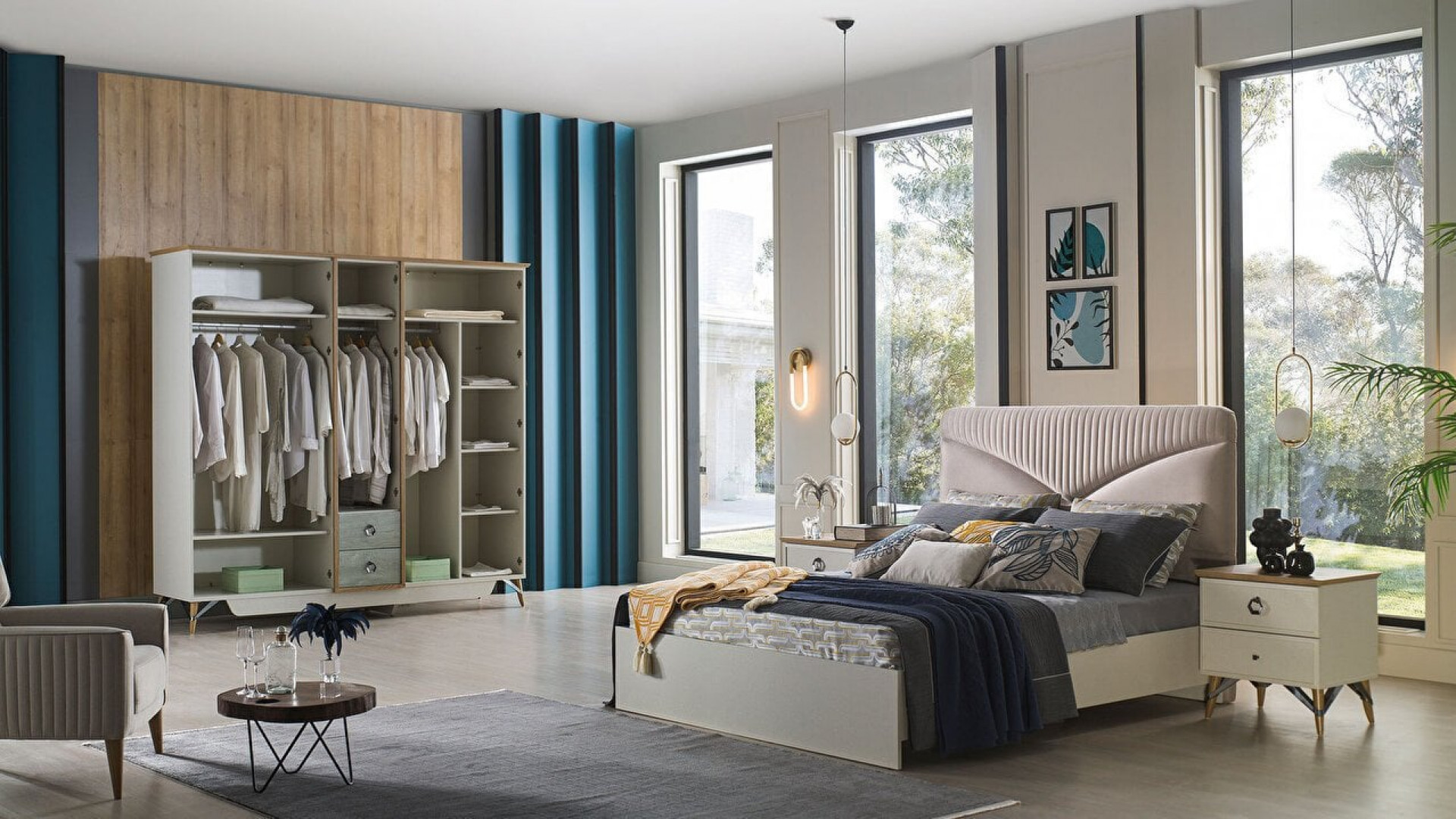 Valencia 5-türiger Schrank