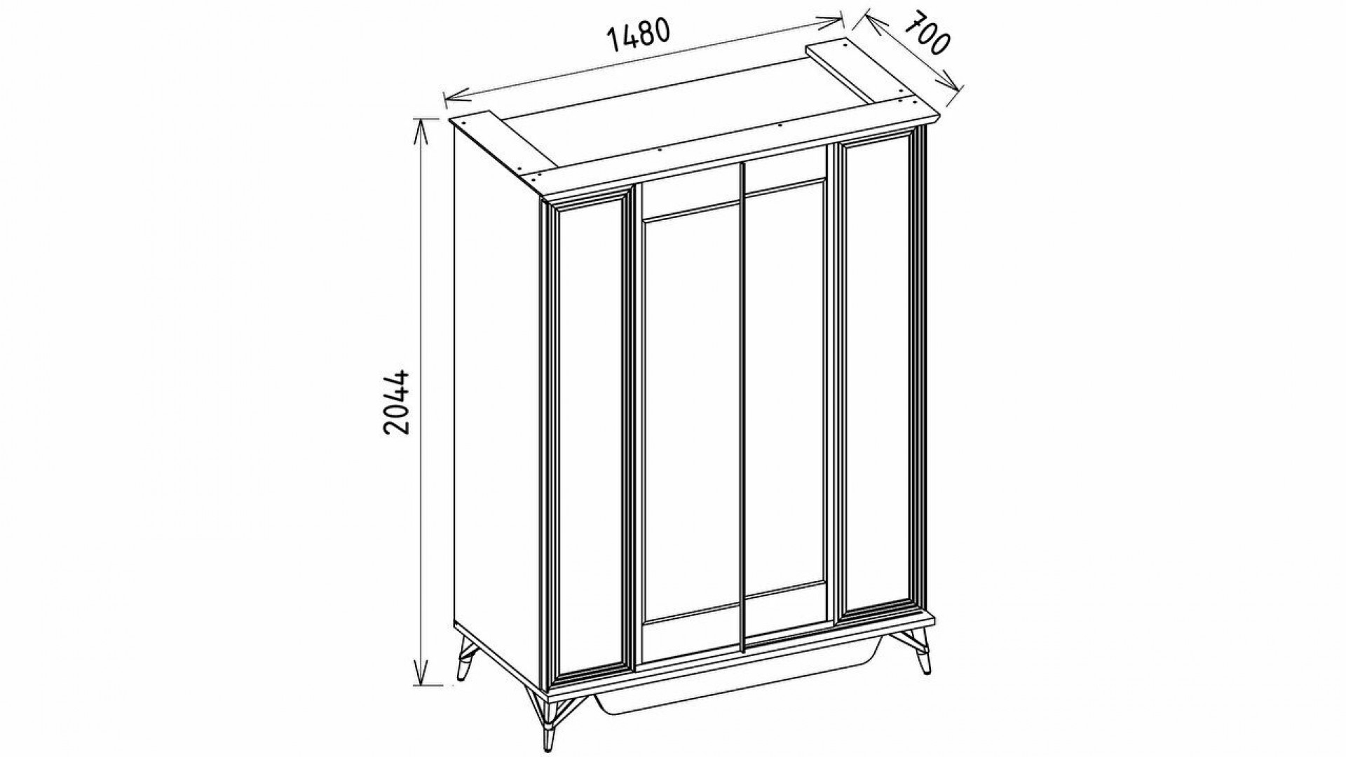 Valencia Jugendzimmer Schiebetür-Kleiderschrank