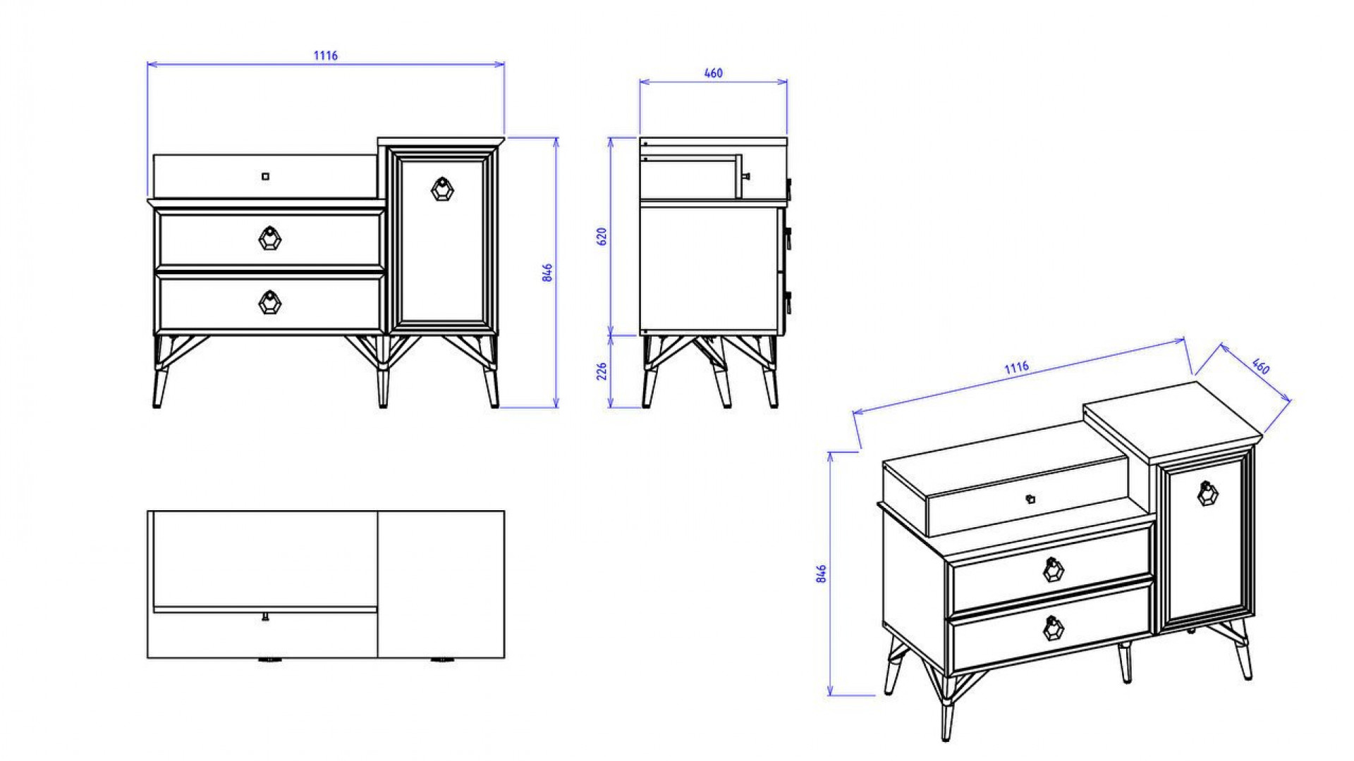 Valencia Schminktisch