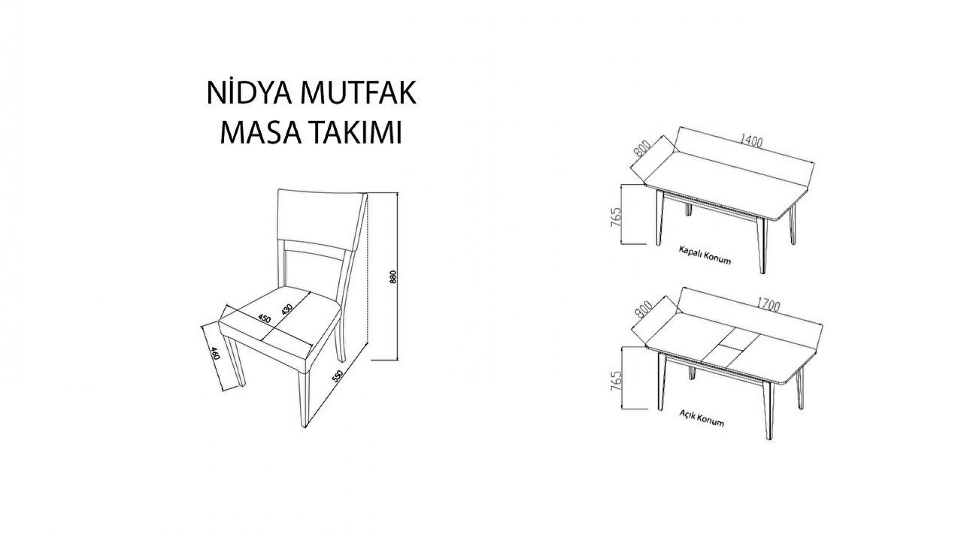 Nidya Stuhl 6341 2er-Set