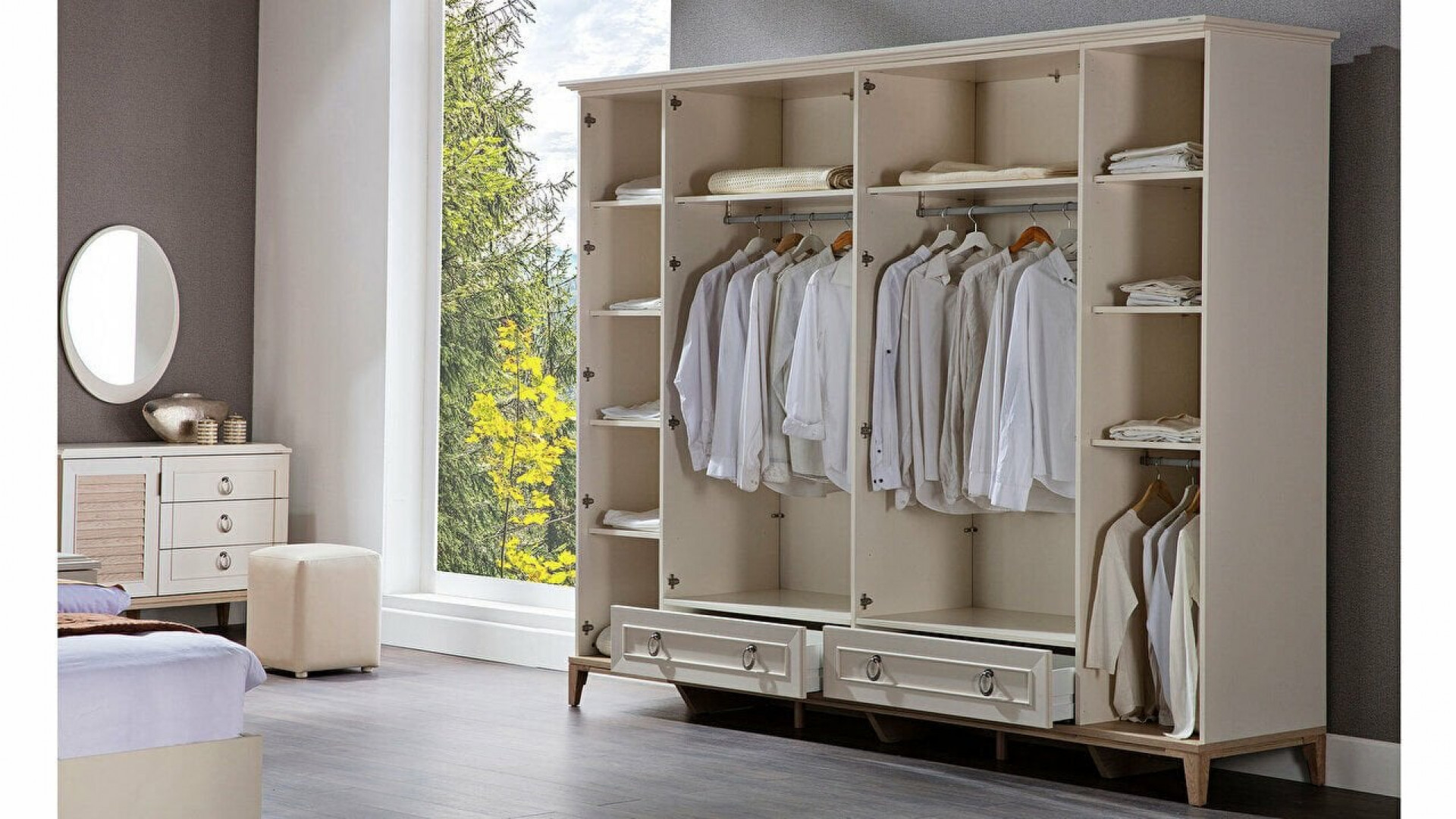 Vilza Schlafzimmer-Set Eiche