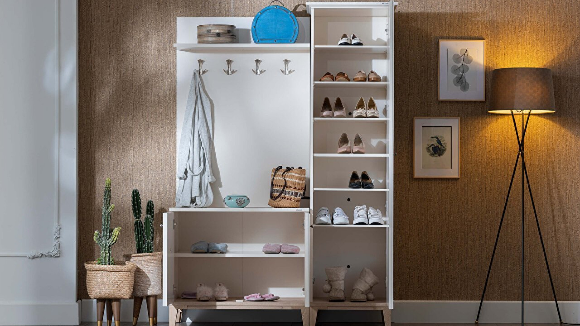 Vilza Garderobe und Schrankeinheit