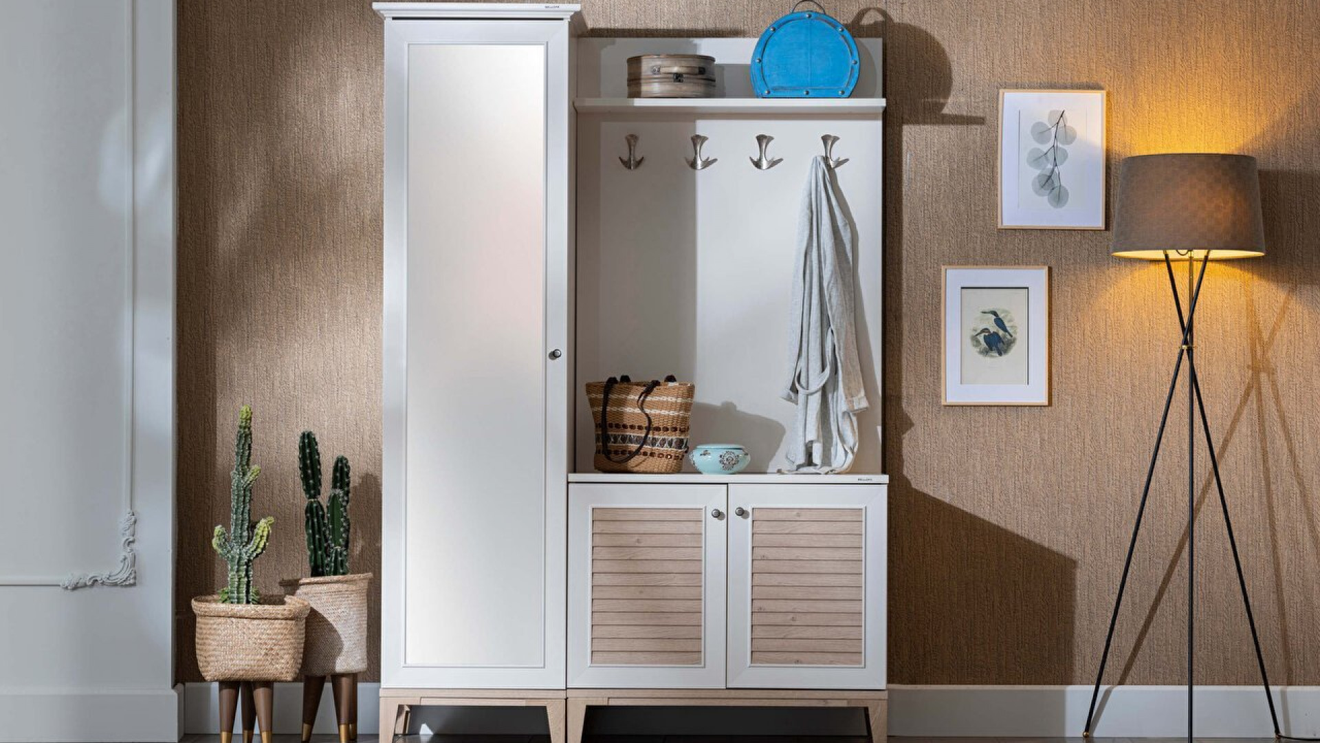 Vilza Garderobe und Schrankeinheit